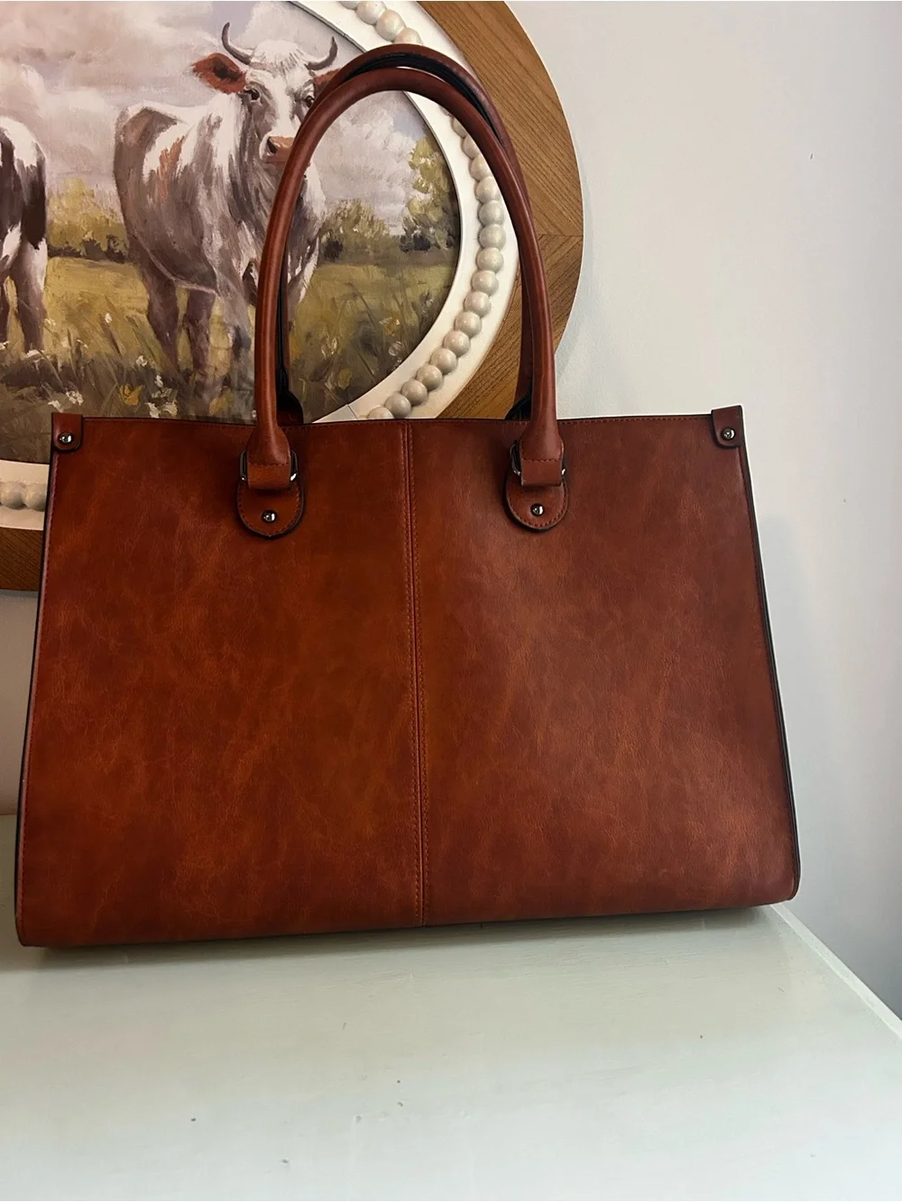 Stylish Briefcase 💼🧡